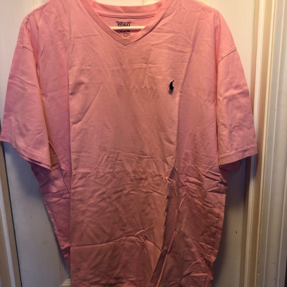 Pale pink V-Neck Casual Ralph Lauren T